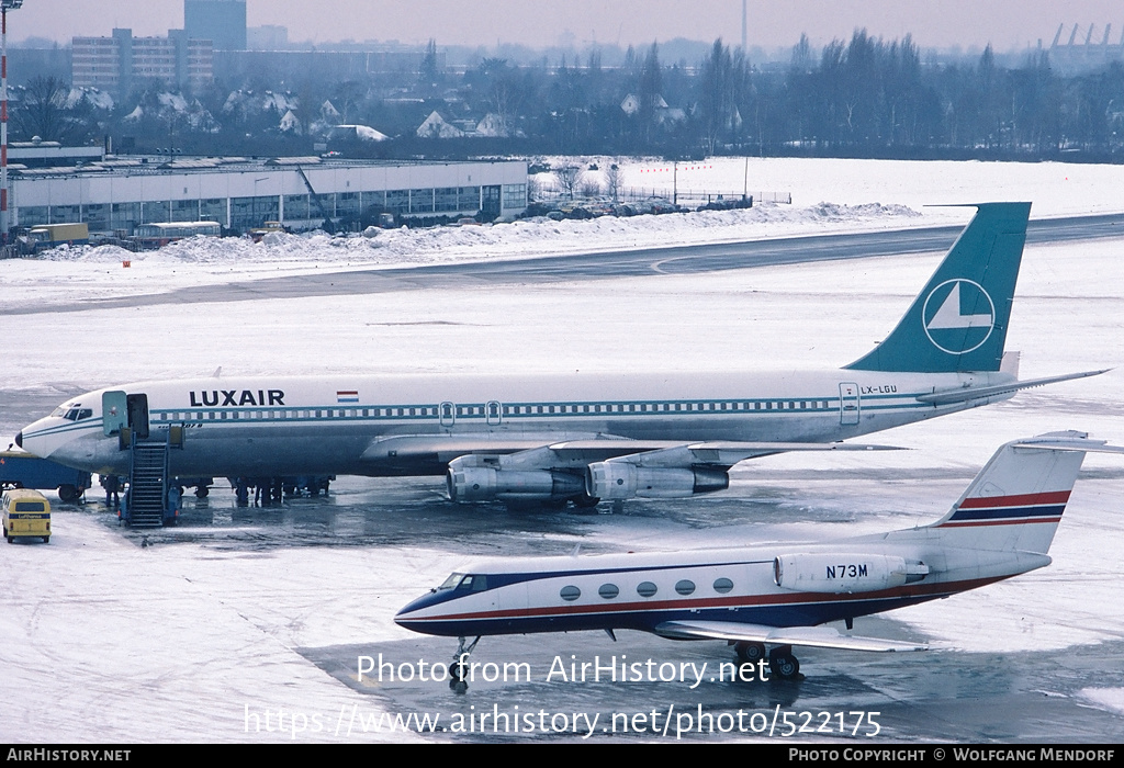 Aircraft Photo of LX-LGU | Boeing 707-344B | Luxair | AirHistory.net #522175