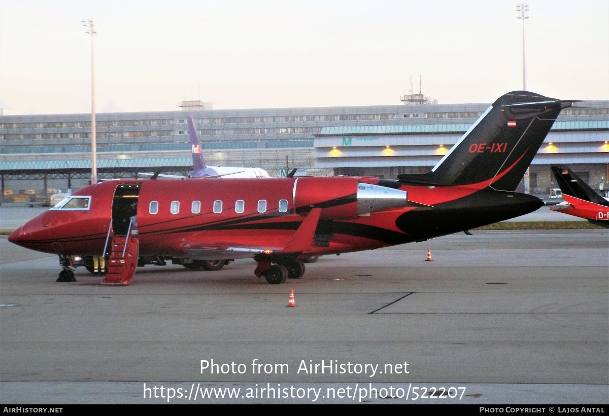 Aircraft Photo of OE-IXI | Bombardier Challenger 605 (CL-600-2B16) | AirHistory.net #522207