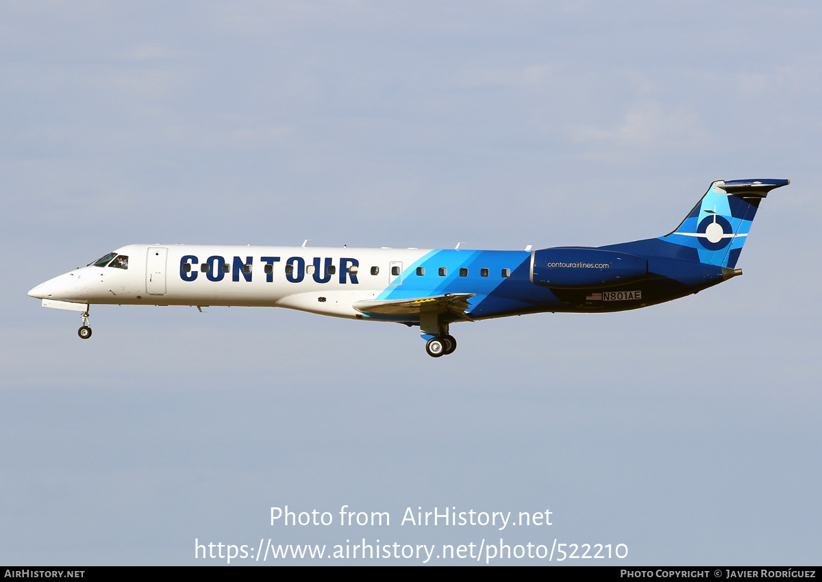 Aircraft Photo of N801AE | Embraer ERJ-140LR (EMB-135KL) | Contour Airlines | AirHistory.net #522210