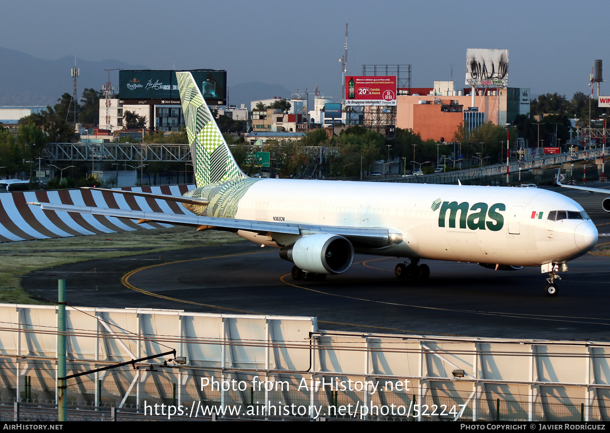 Aircraft Photo of N363CM | Boeing 767-338/ER(BDSF) | MasAir | AirHistory.net #522247