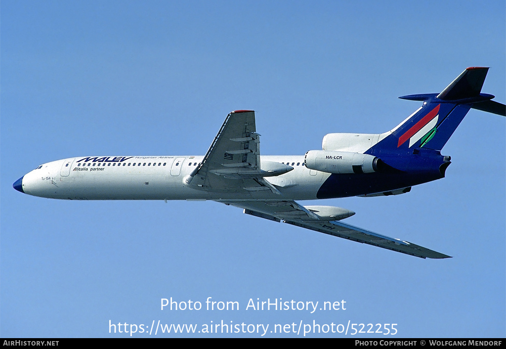 Aircraft Photo of HA-LCR | Tupolev Tu-154B-2 | Malév - Hungarian Airlines | AirHistory.net #522255