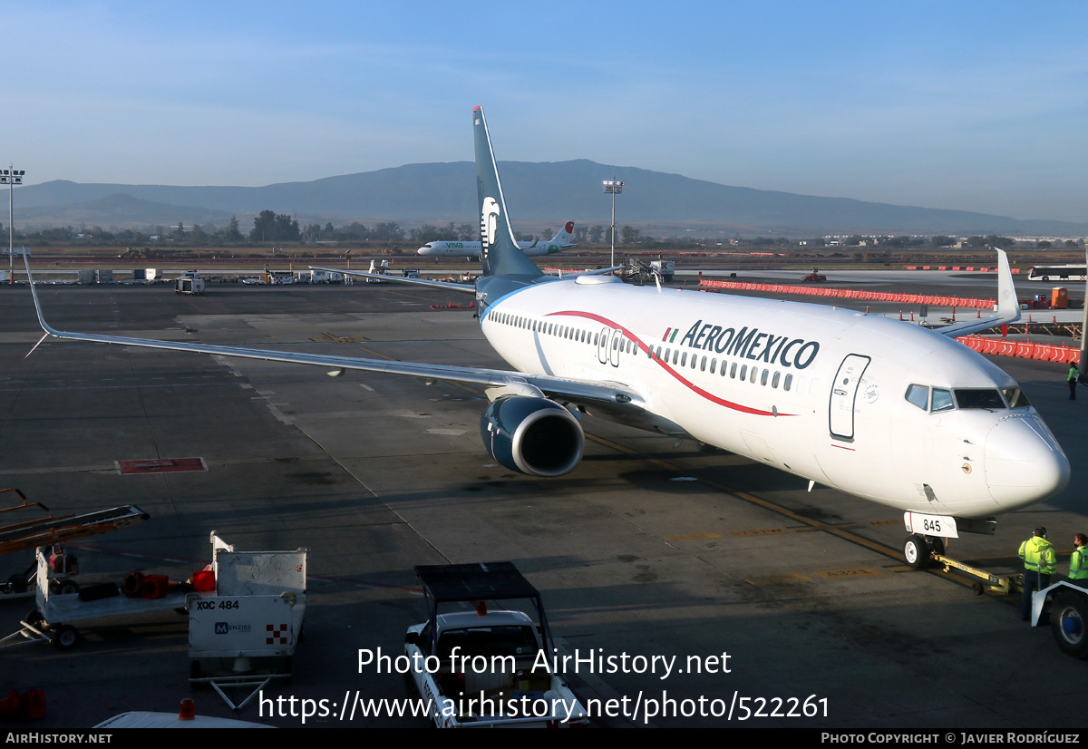 Aircraft Photo of N845AM | Boeing 737-852 | AeroMéxico | AirHistory.net #522261