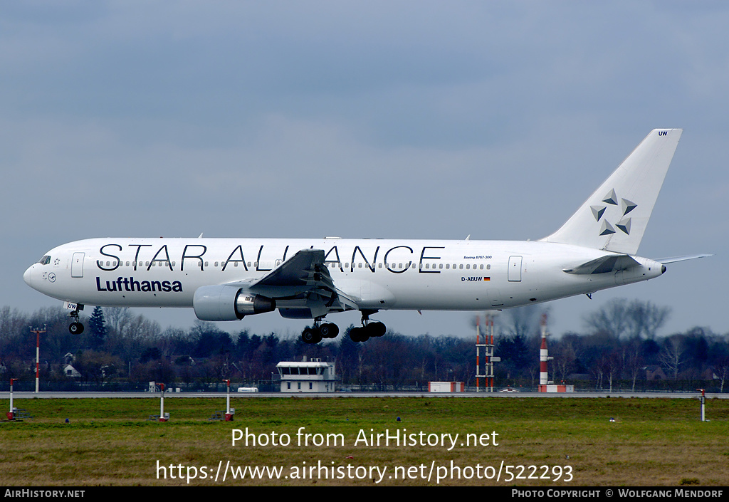 Aircraft Photo of D-ABUW | Boeing 767-3Z9/ER | Lufthansa | AirHistory.net #522293