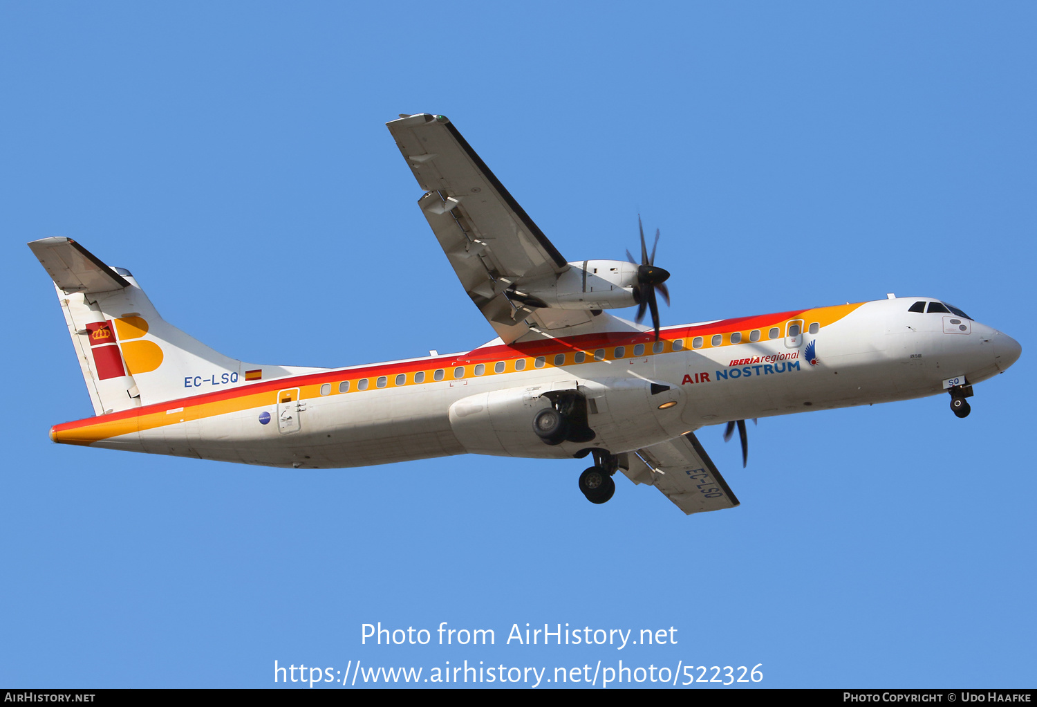 Aircraft Photo of EC-LSQ | ATR ATR-72-600 (ATR-72-212A) | Iberia Regional | AirHistory.net #522326