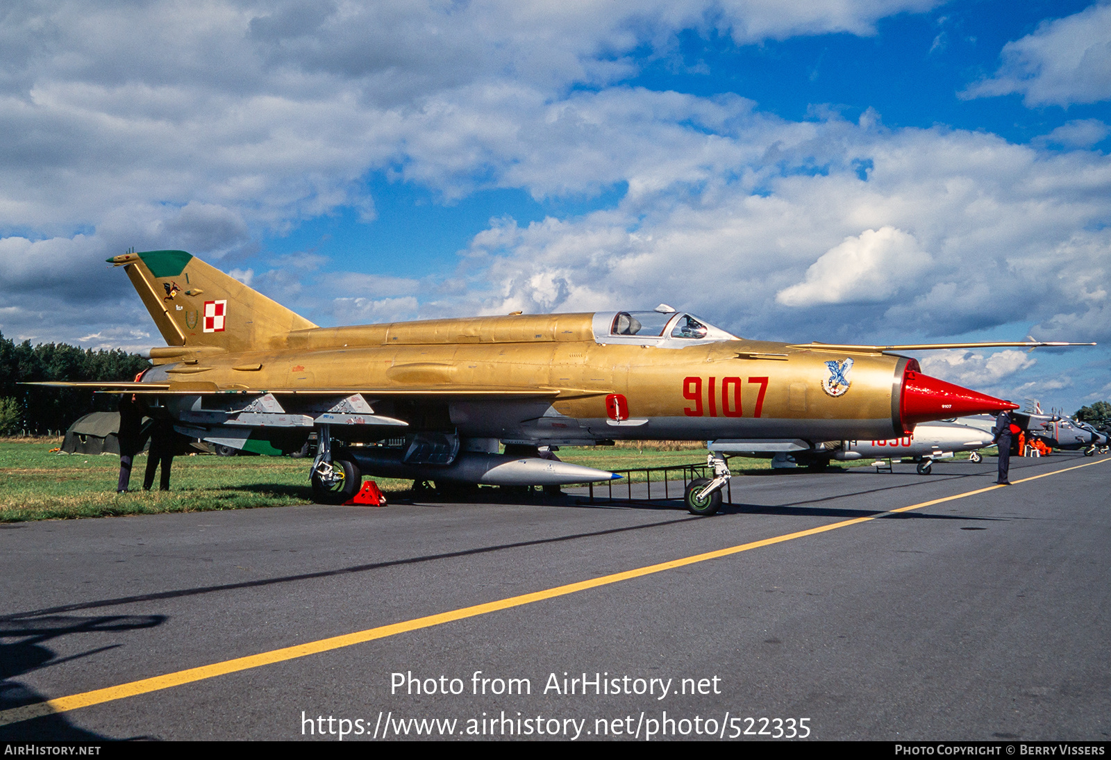 Aircraft Photo of 9107 | Mikoyan-Gurevich MiG-21MF | Poland - Air Force | AirHistory.net #522335