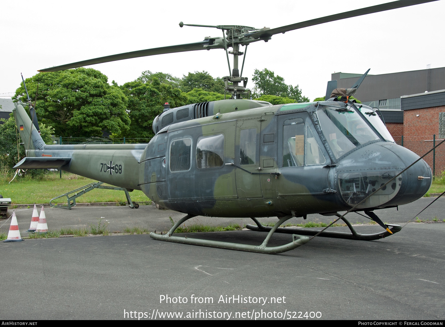 Aircraft Photo of 7068 | Bell UH-1D Iroquois | Germany - Air Force ...