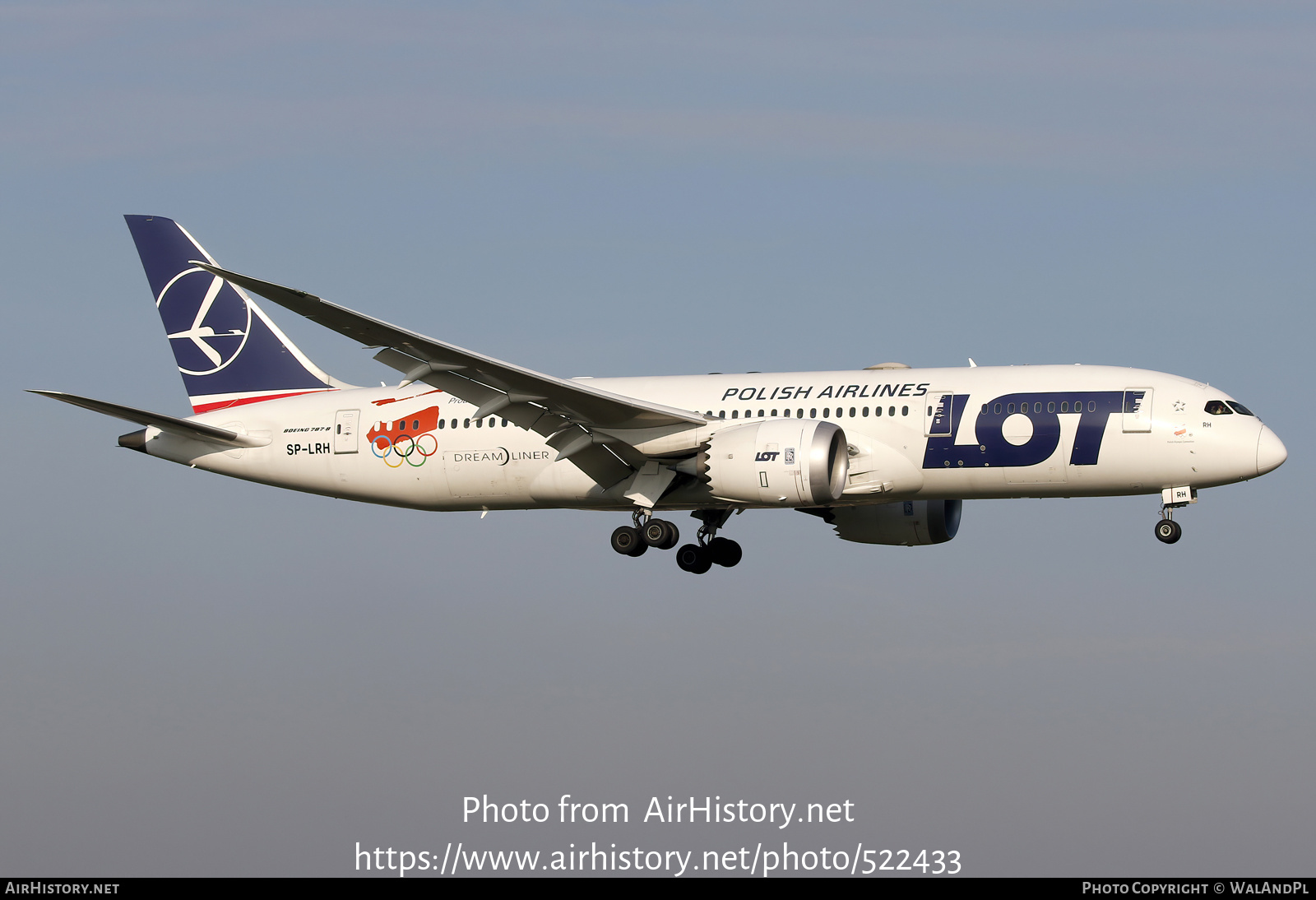 Aircraft Photo of SP-LRH | Boeing 787-8 Dreamliner | LOT Polish Airlines - Polskie Linie Lotnicze | AirHistory.net #522433