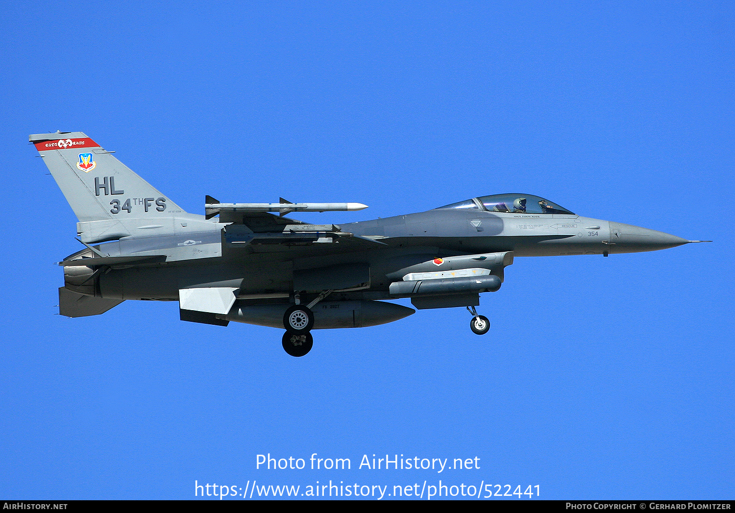 Aircraft Photo of 87-0354 / AF87-354 | General Dynamics F-16CM Fighting Falcon | USA - Air Force | AirHistory.net #522441