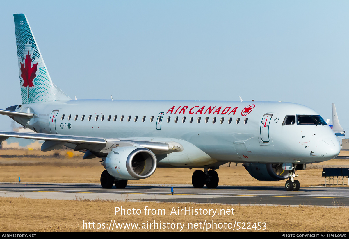 Aircraft Photo of C-FHKI | Embraer 190AR (ERJ-190-100IGW) | Air Canada | AirHistory.net #522453