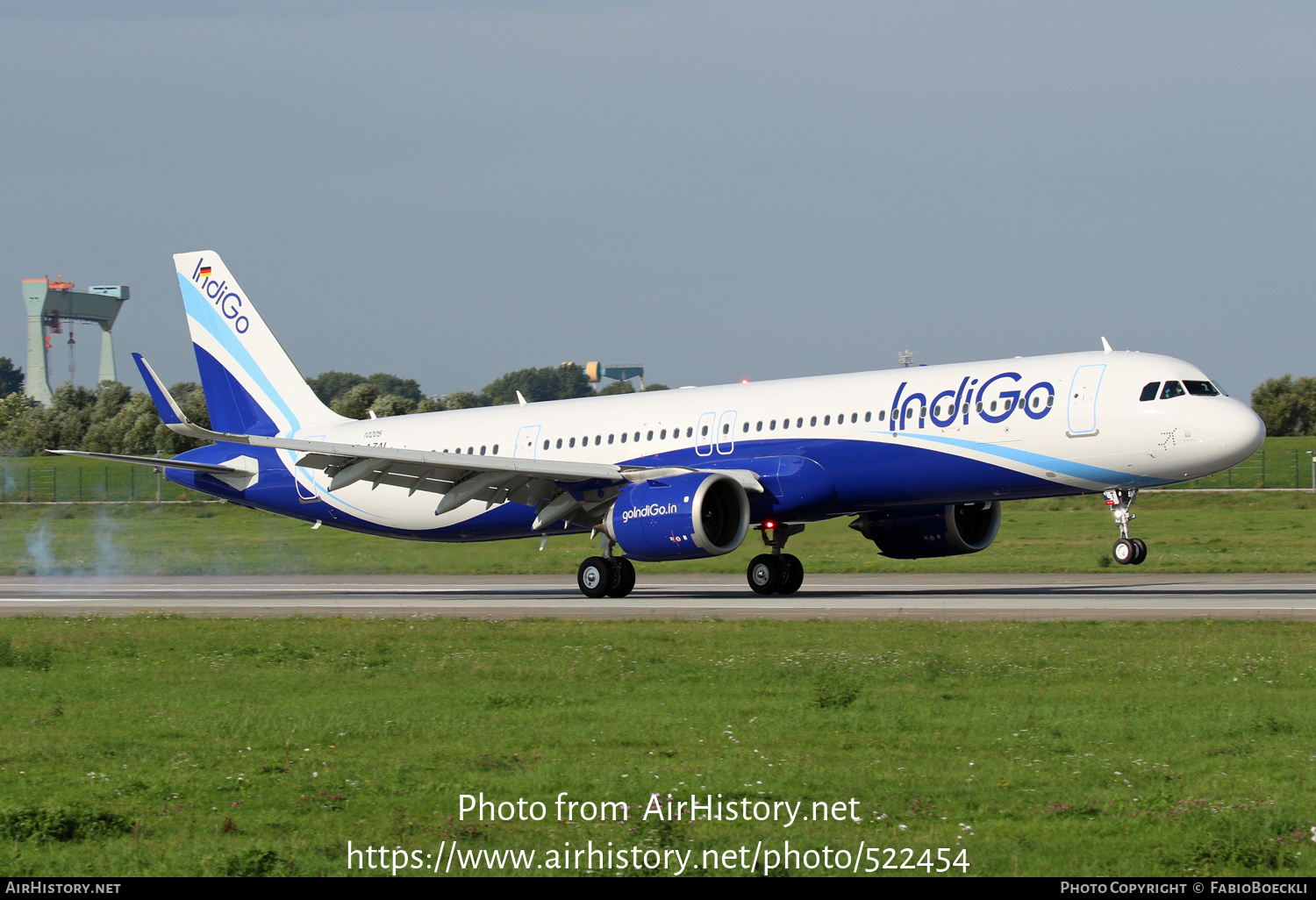 Aircraft Photo of D-AZAI | Airbus A321-252NX | IndiGo | AirHistory.net #522454