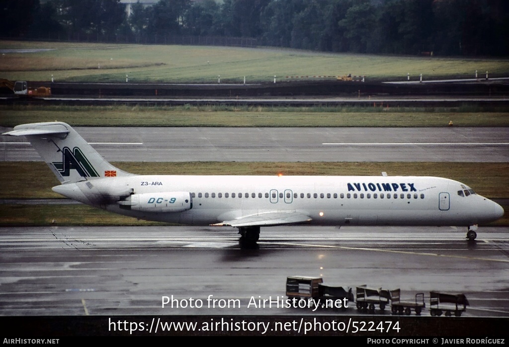 Aircraft Photo of Z3-ARA | McDonnell Douglas DC-9-33RC | Avioimpex | AirHistory.net #522474