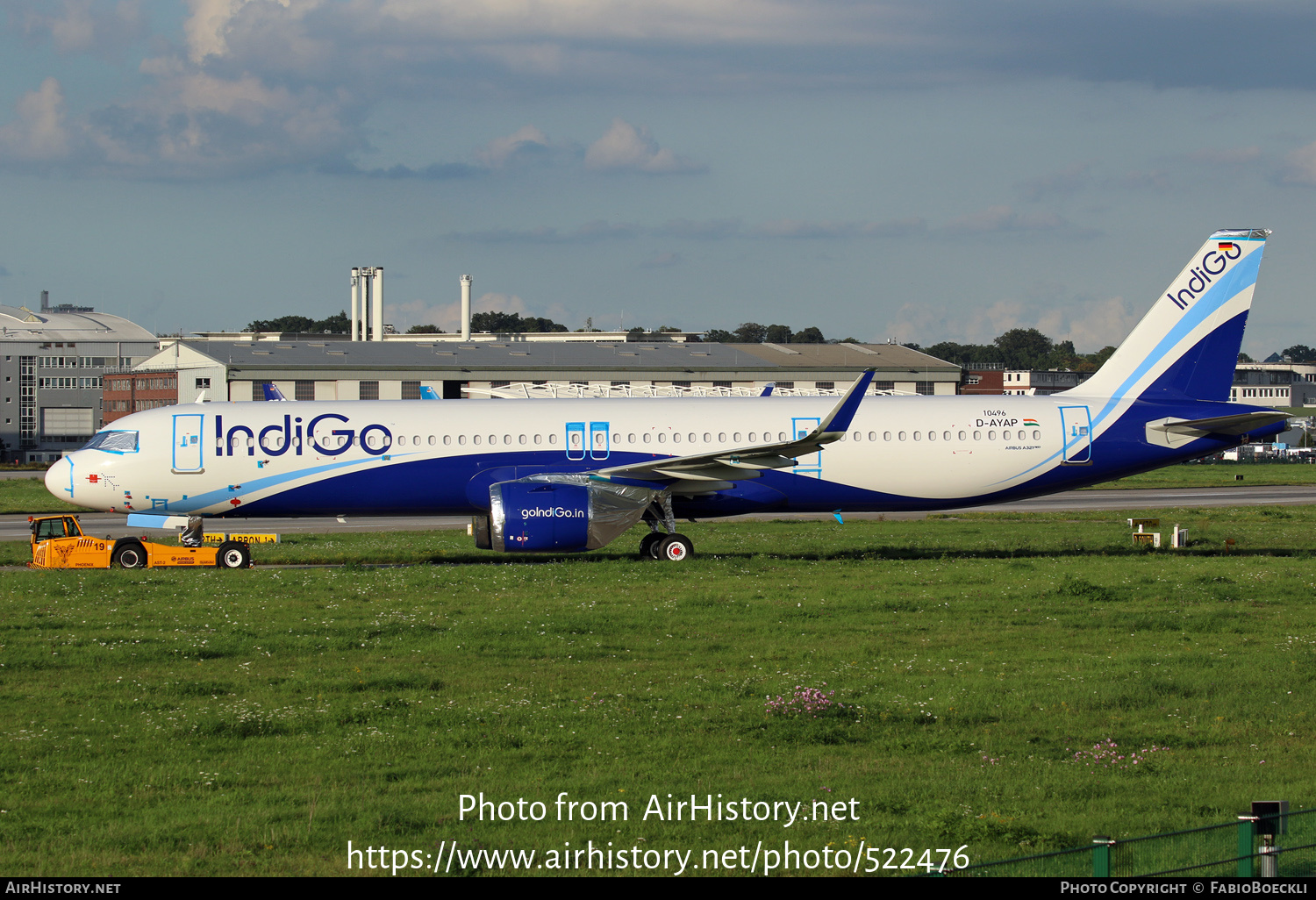 Aircraft Photo of D-AYAP | Airbus A321-251NX | IndiGo | AirHistory.net #522476