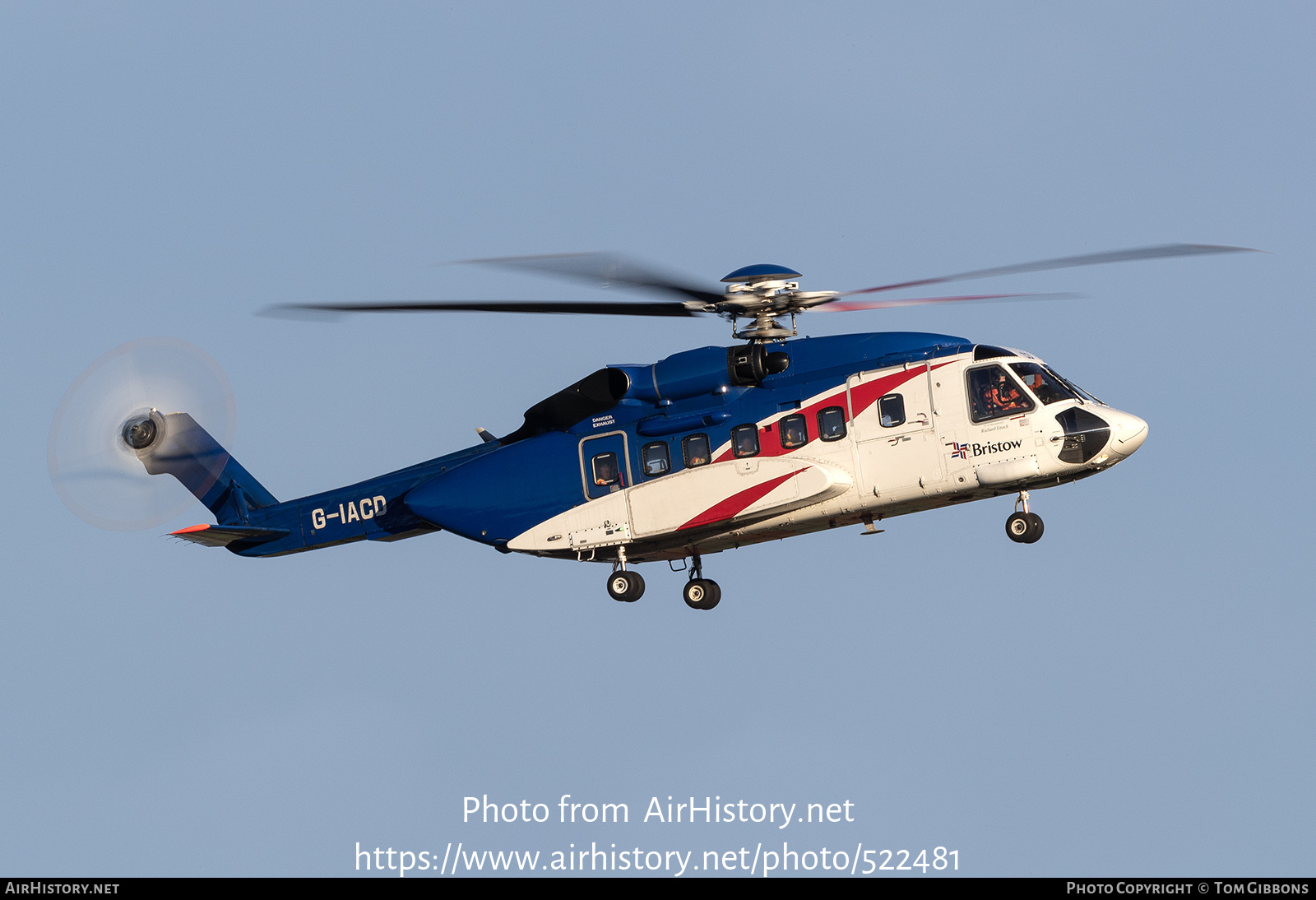 Aircraft Photo of G-IACD | Sikorsky S-92A | Bristow Helicopters | AirHistory.net #522481