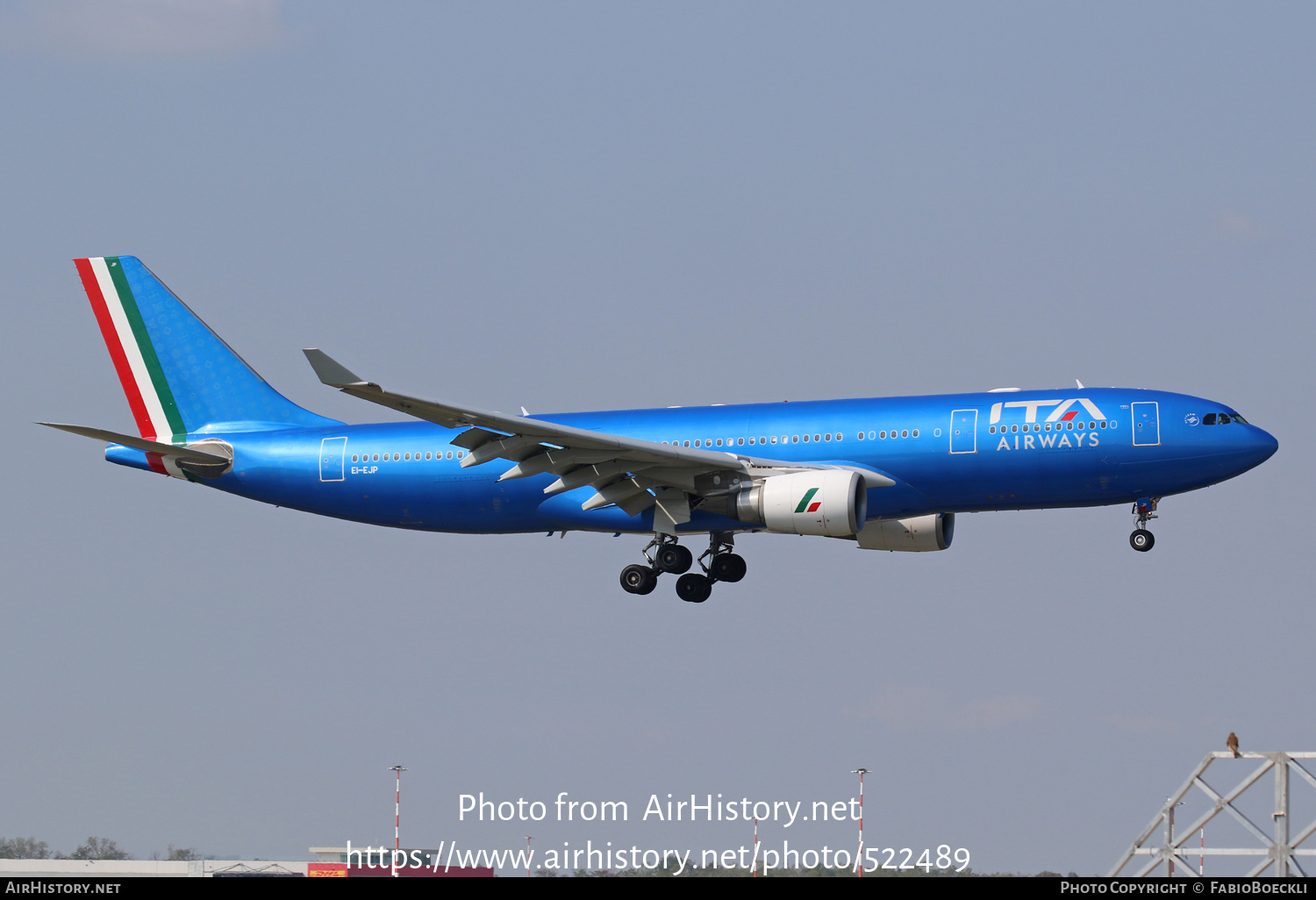 Aircraft Photo of EI-EJP | Airbus A330-202 | ITA Airways | AirHistory.net #522489