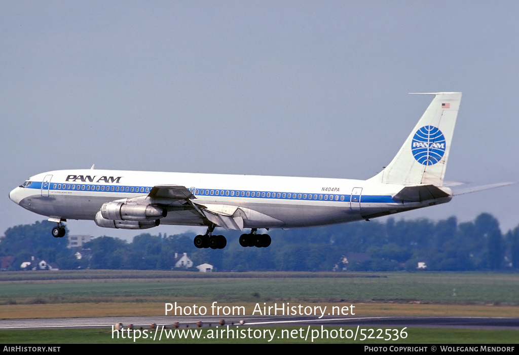 Aircraft Photo of N404PA | Boeing 707-321B | Pan American World Airways - Pan Am | AirHistory.net #522536