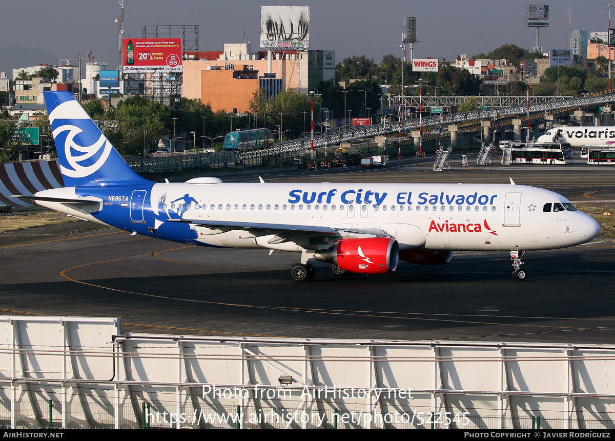 Aircraft Photo of N686TA | Airbus A320-214 | Avianca | AirHistory.net #522545