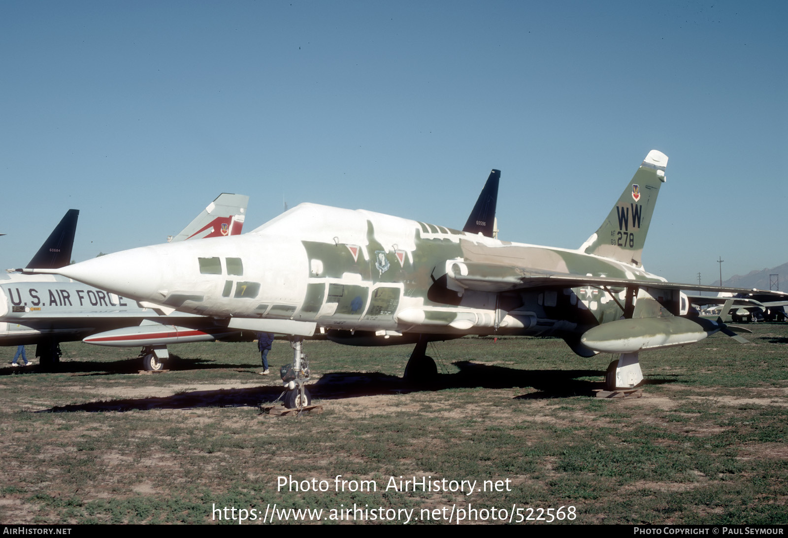 Aircraft Photo of 63-8278 / AF63-278 | Republic F-105G Thunderchief | USA - Air Force | AirHistory.net #522568