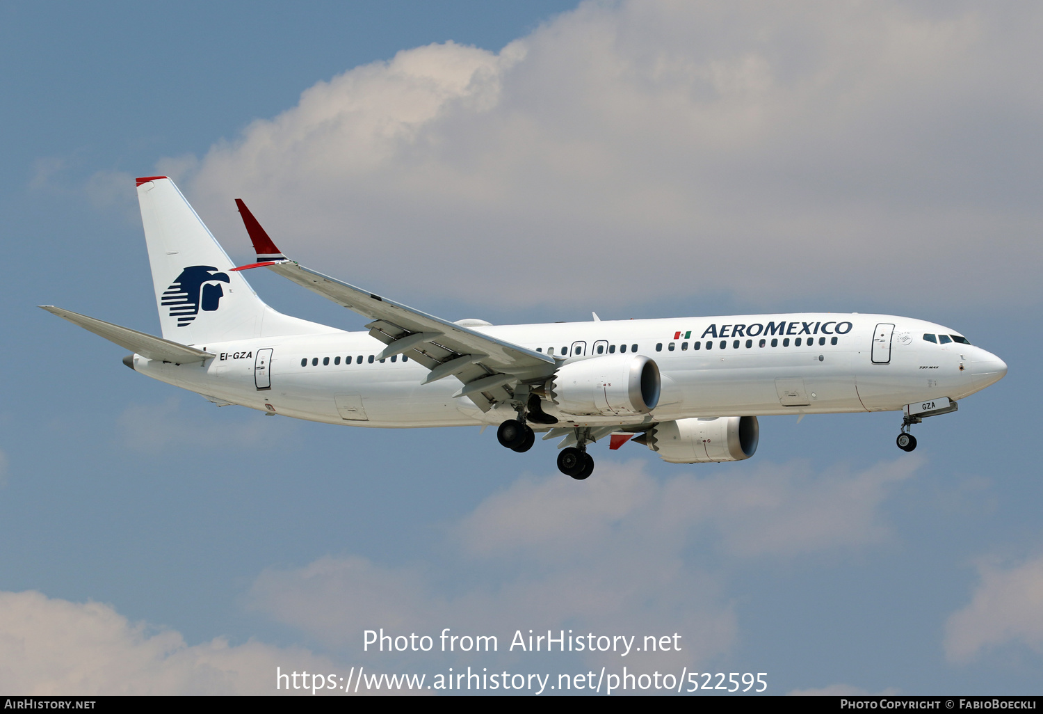 Aircraft Photo of EI-GZA | Boeing 737-8 Max 8 | AeroMéxico | AirHistory.net #522595