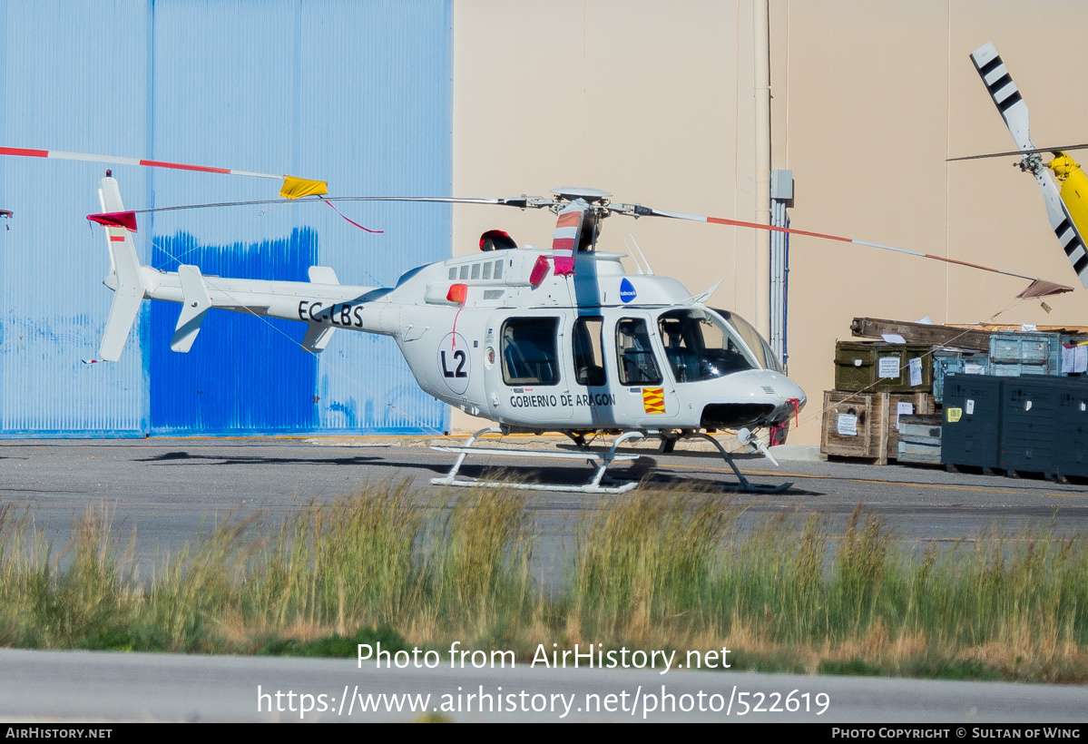 Aircraft Photo of EC-LBS | Bell 407 | Gobierno de Aragón | AirHistory.net #522619