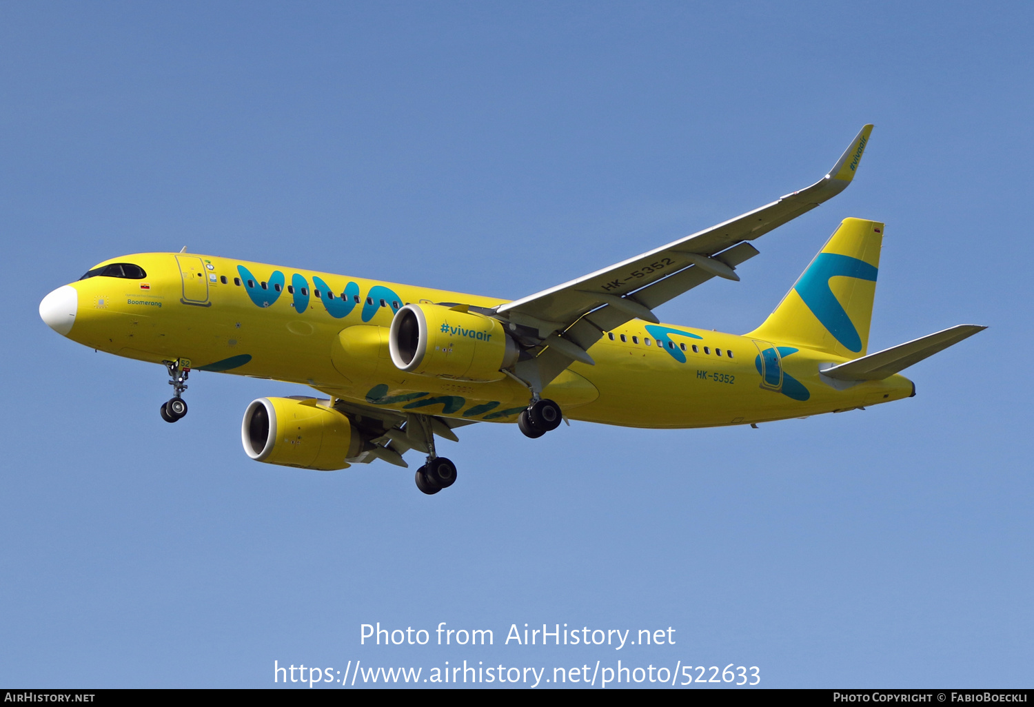 Aircraft Photo of HK-5352 | Airbus A320-251N | Viva Air | AirHistory.net #522633