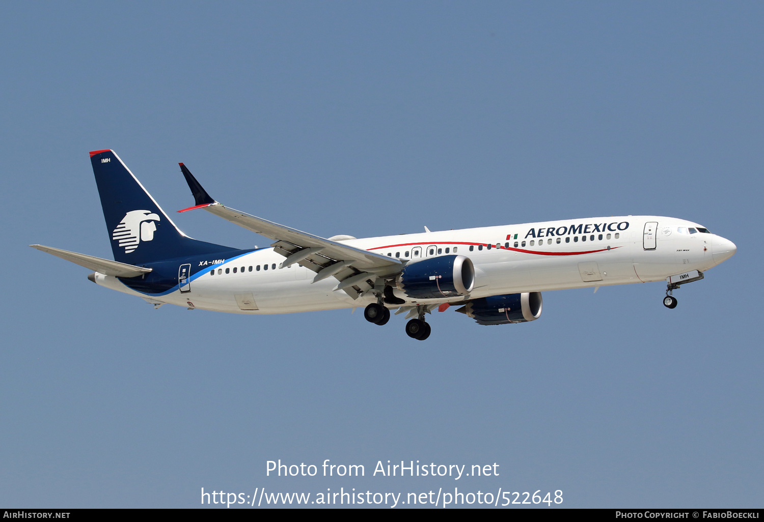 Aircraft Photo of XA-IMH | Boeing 737-9 Max 9 | AeroMéxico | AirHistory.net #522648