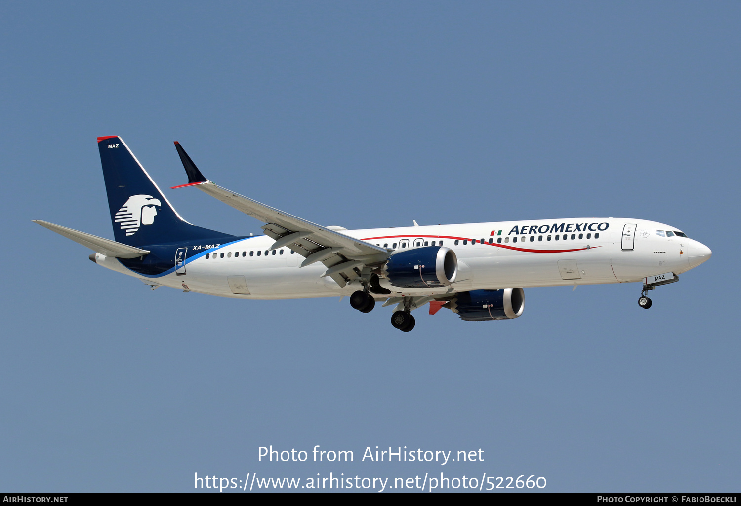 Aircraft Photo of XA-MAZ | Boeing 737-9 Max 9 | AeroMéxico | AirHistory.net #522660