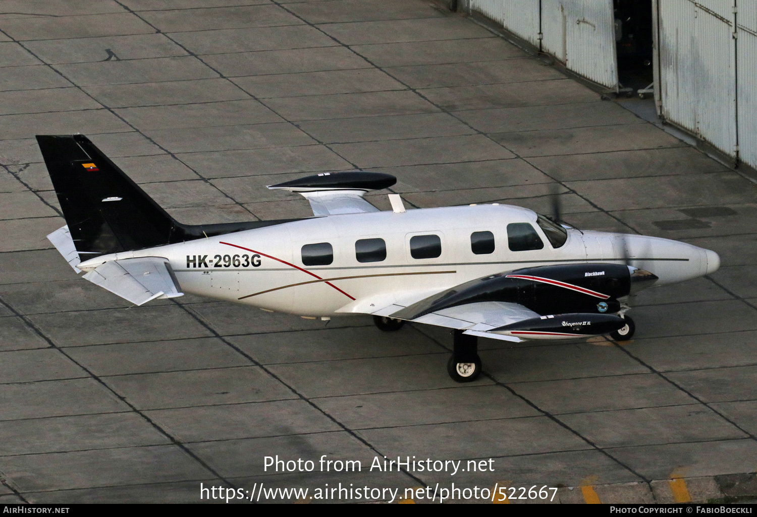 Aircraft Photo of HK-2963-G | Piper PA-31T2 Cheyenne IIXL | AirHistory.net #522667