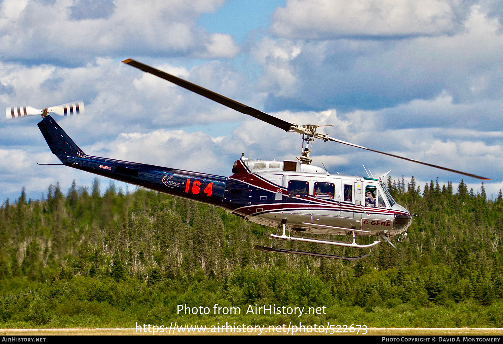 Aircraft Photo of C-GFRE | Bell 205A-1 | Mustang Helicopters | AirHistory.net #522673