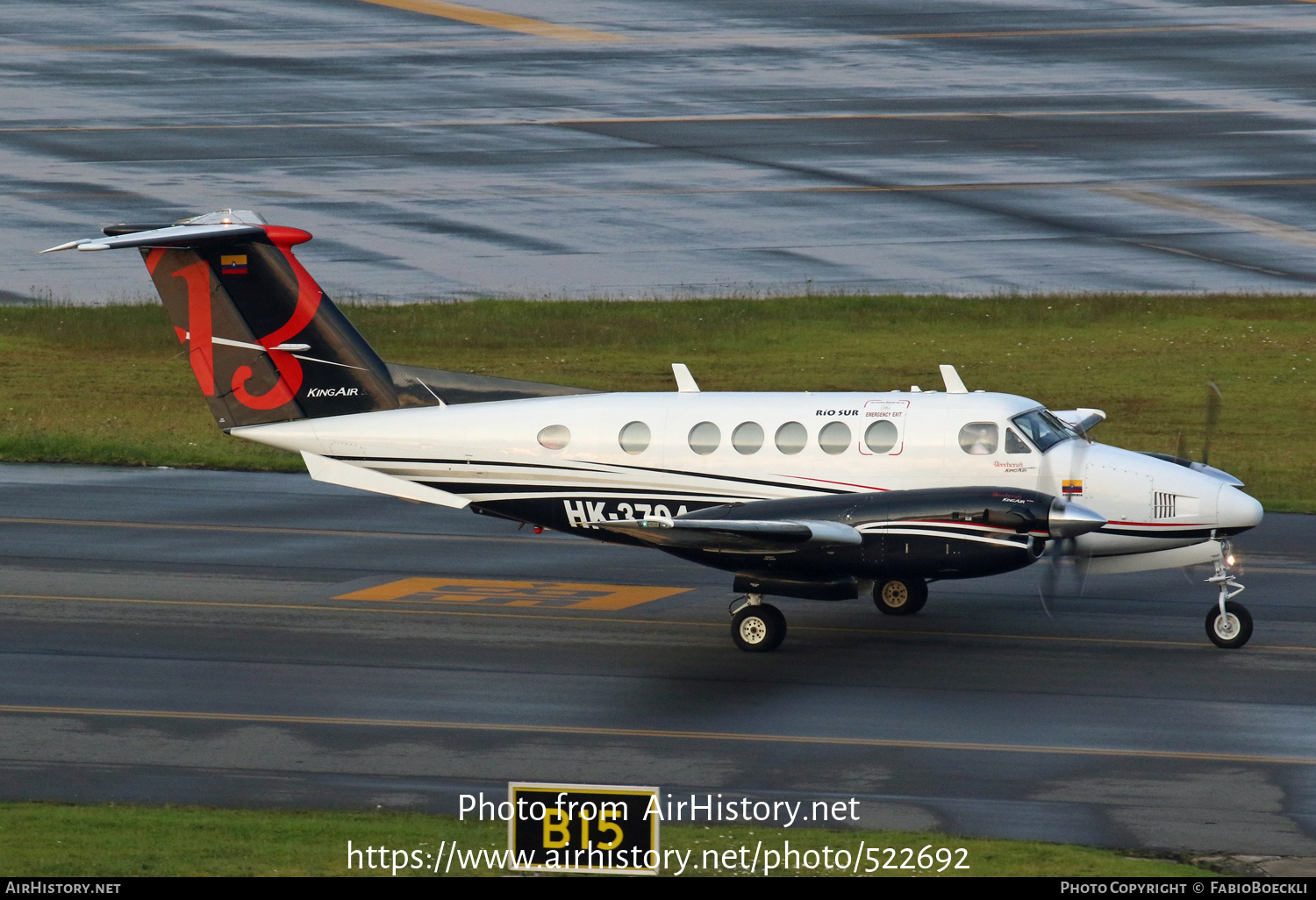 Aircraft Photo of HK-3704 | Beechcraft B200GT Super King Air | Río Sur | AirHistory.net #522692