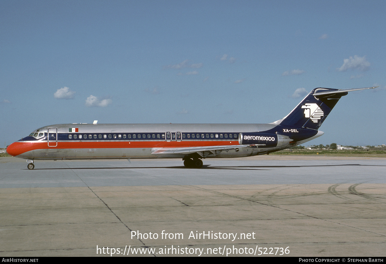 Aircraft Photo of XA-DEL | McDonnell Douglas DC-9-32 | AeroMéxico | AirHistory.net #522736