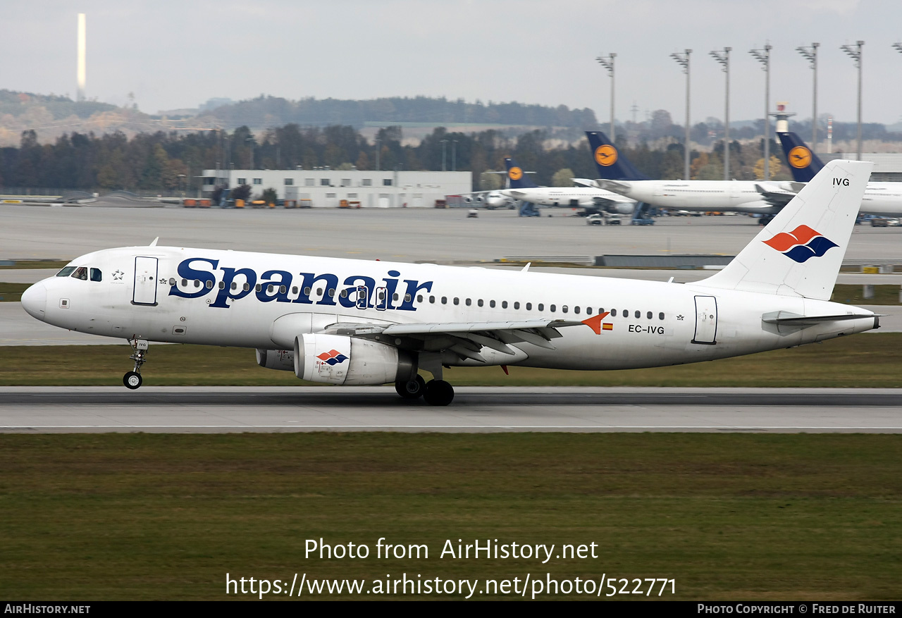 Aircraft Photo of EC-IVG | Airbus A320-232 | Spanair | AirHistory.net #522771