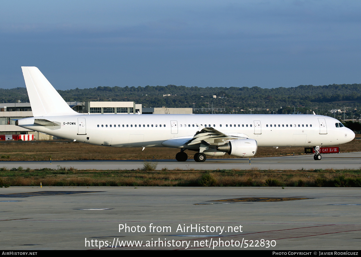 Aircraft Photo of G-POWN | Airbus A321-211 | AirHistory.net #522830