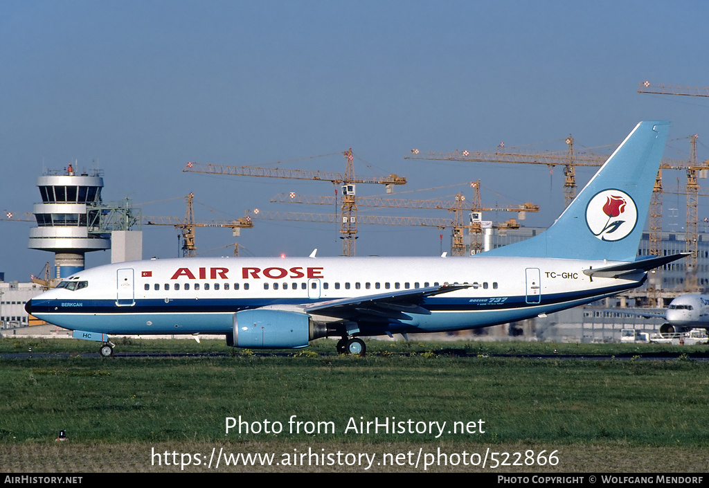 Aircraft Photo of TC-GHC | Boeing 737-7L9 | Air Rose | AirHistory.net #522866