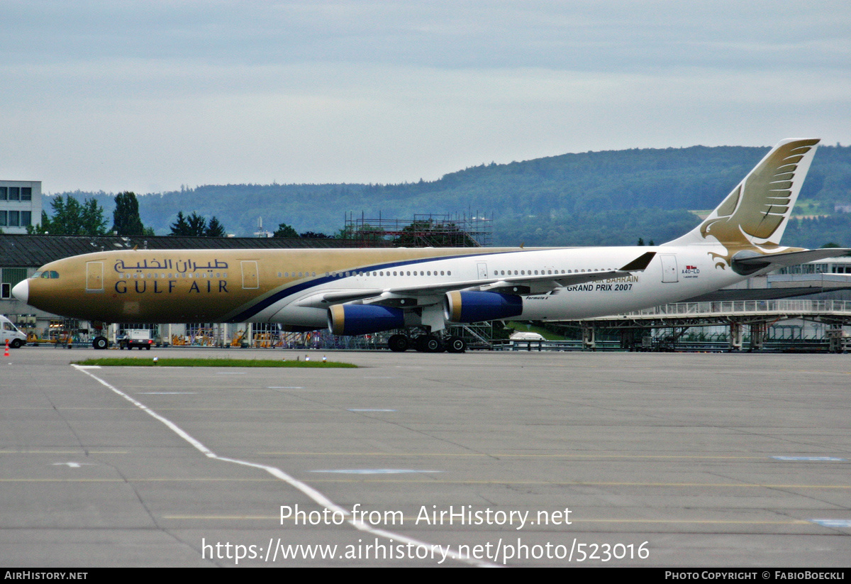 Aircraft Photo of A4O-LD | Airbus A340-312 | Gulf Air | AirHistory.net #523016