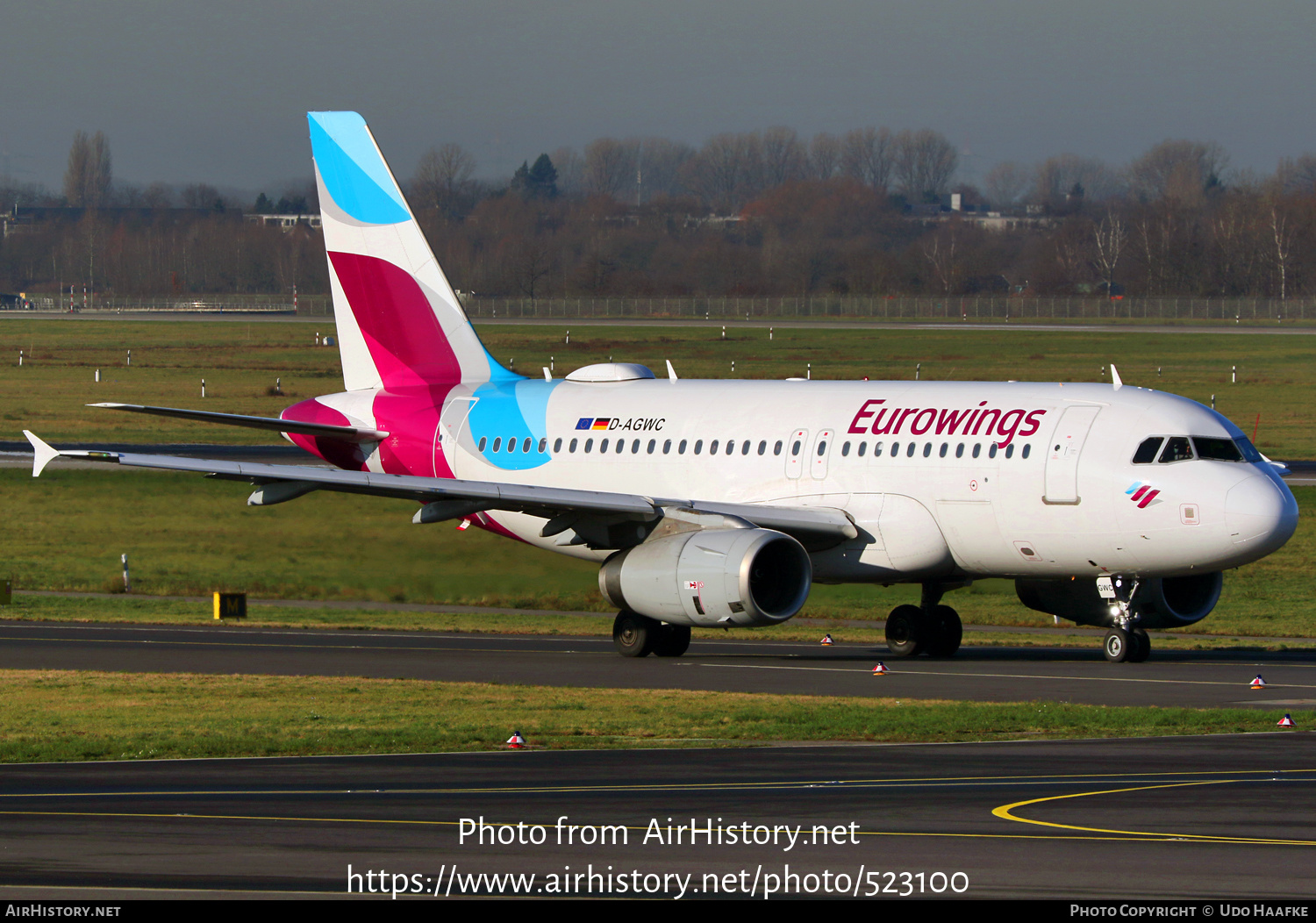 Aircraft Photo of D-AGWC | Airbus A319-132 | Eurowings | AirHistory.net #523100