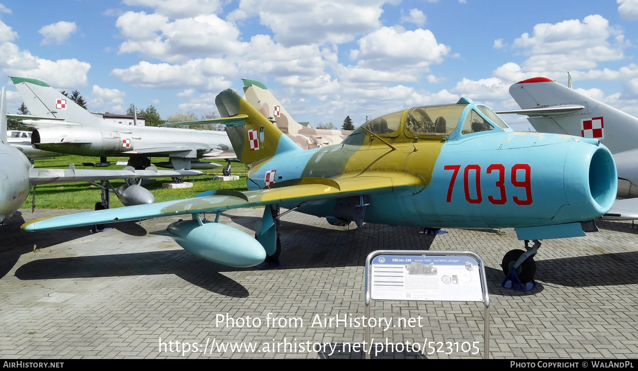 Aircraft Photo of 7039 | PZL-Mielec SBLim-2M (MiG-15UTI) | Poland - Navy | AirHistory.net #523105