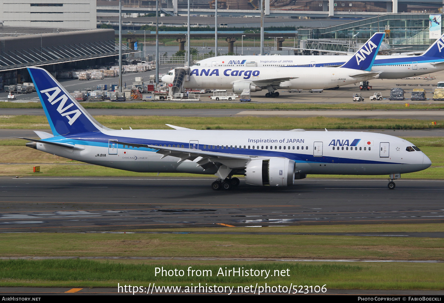 Aircraft Photo of JA811A | Boeing 787-8 Dreamliner | All Nippon Airways - ANA | AirHistory.net #523106