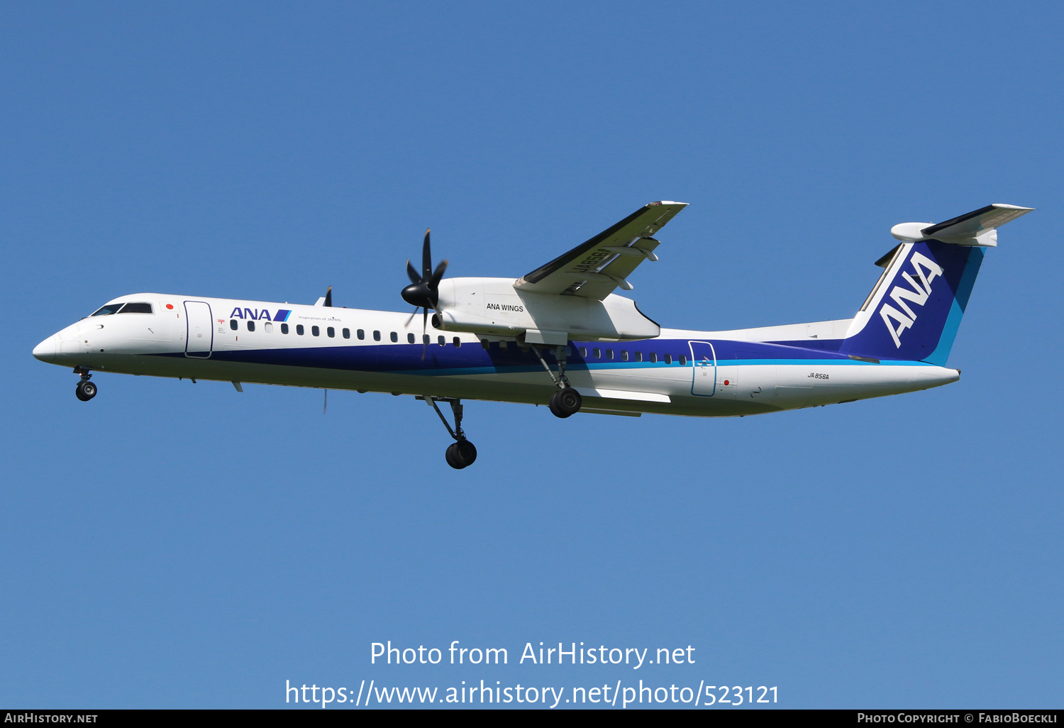 Aircraft Photo of JA856A | Bombardier DHC-8-402 Dash 8 | All Nippon Airways - ANA Wings | AirHistory.net #523121