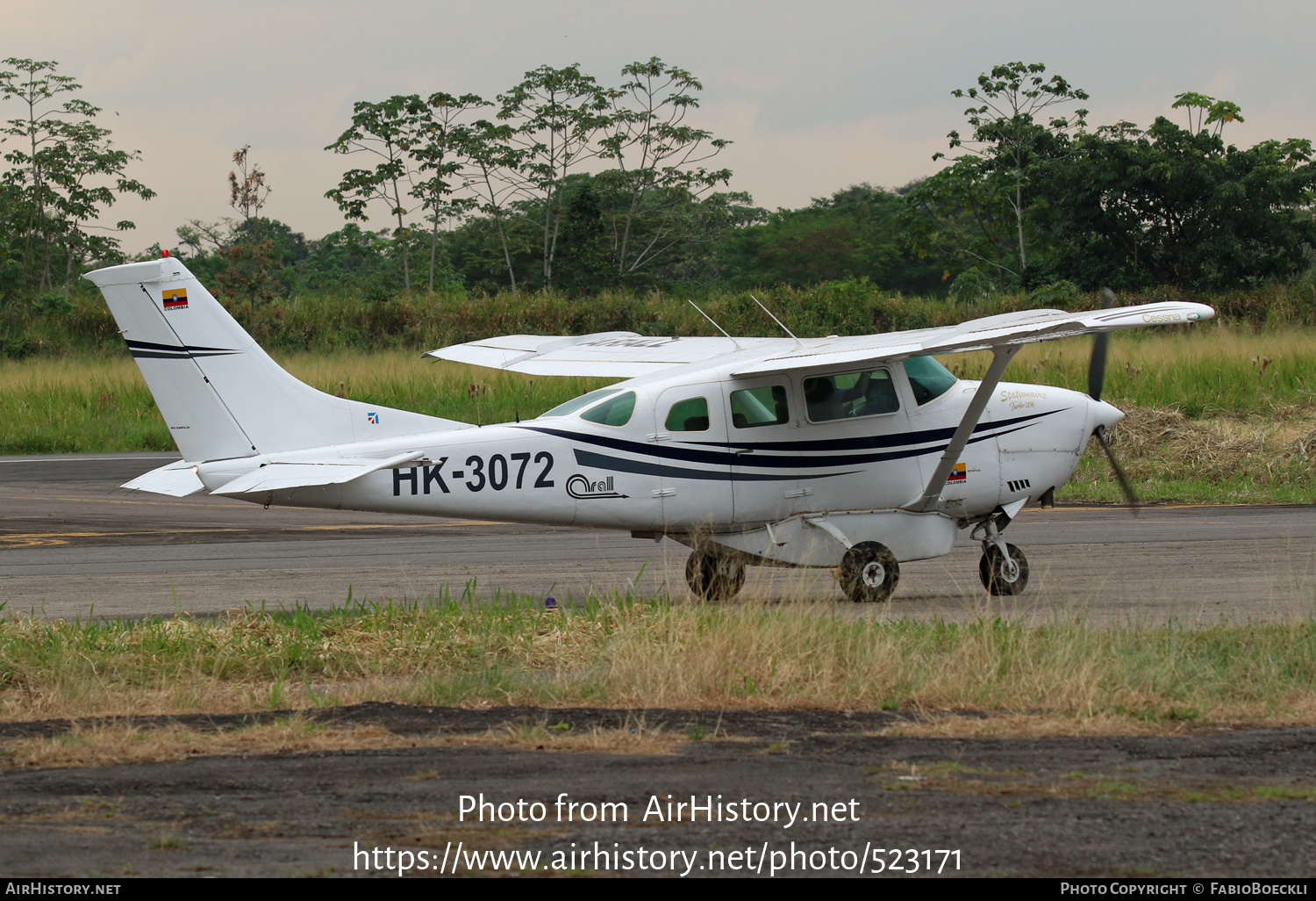 Aircraft Photo of HK-3072 | Cessna TU206G Turbo Stationair 6 | Aerolíneas Llaneras - ARALL | AirHistory.net #523171