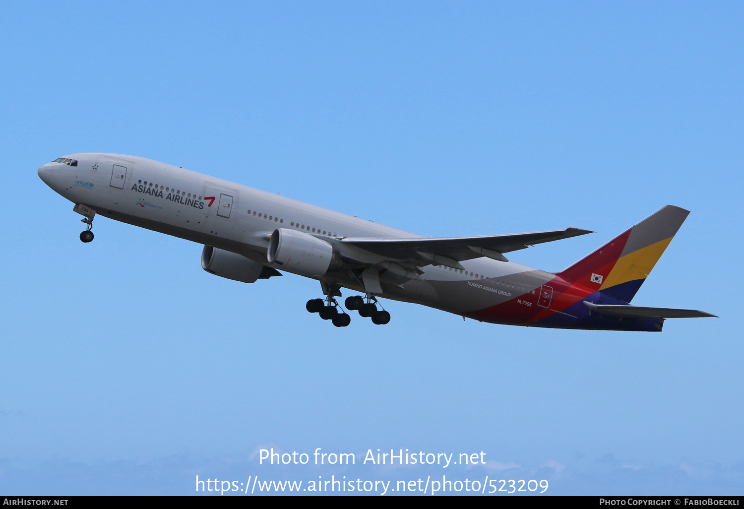 Aircraft Photo Of HL7755 | Boeing 777-28E/ER | Asiana Airlines ...