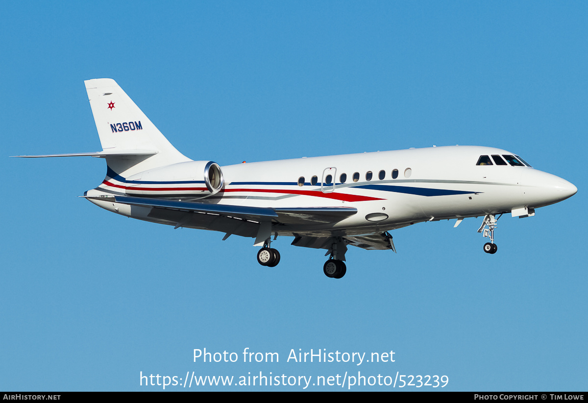 Aircraft Photo of N360M | Dassault Falcon 2000DX | AirHistory.net #523239