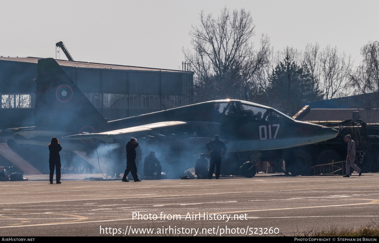 Aircraft Photo of 017 | Sukhoi Su-25UBK | Bulgaria - Air Force | AirHistory.net #523260