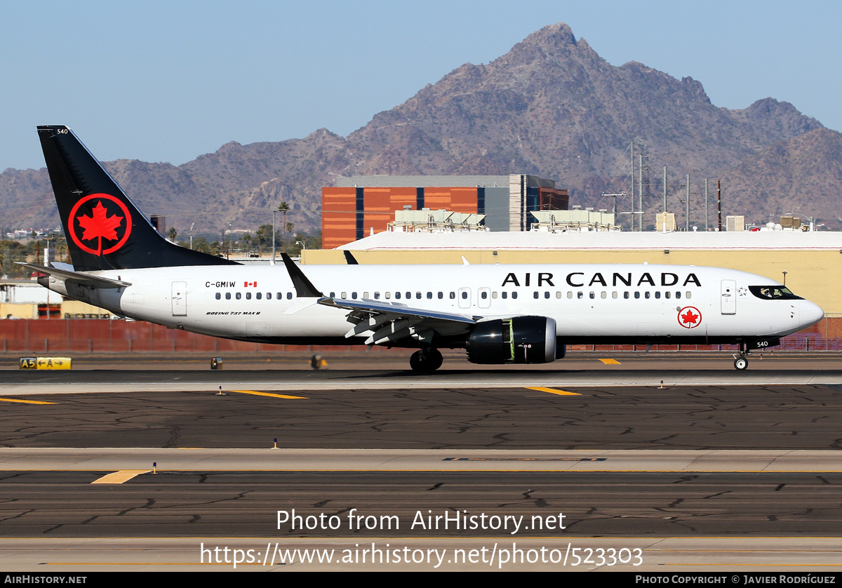 Aircraft Photo of C-GMIW | Boeing 737-8 Max 8 | Air Canada | AirHistory.net #523303