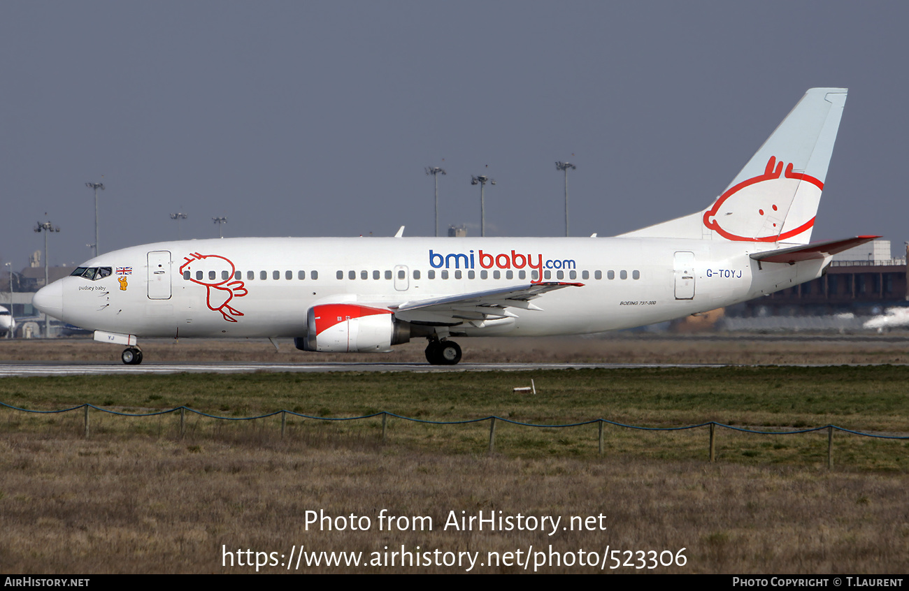 Aircraft Photo of G-TOYJ | Boeing 737-36M | Bmibaby | AirHistory.net #523306