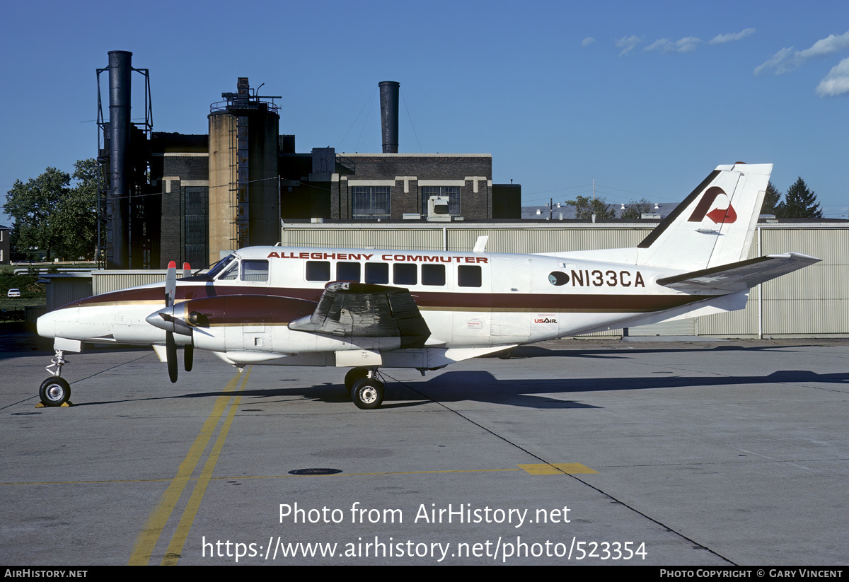 Aircraft Photo of N133CA | Beech 99 | Allegheny Commuter | AirHistory.net #523354