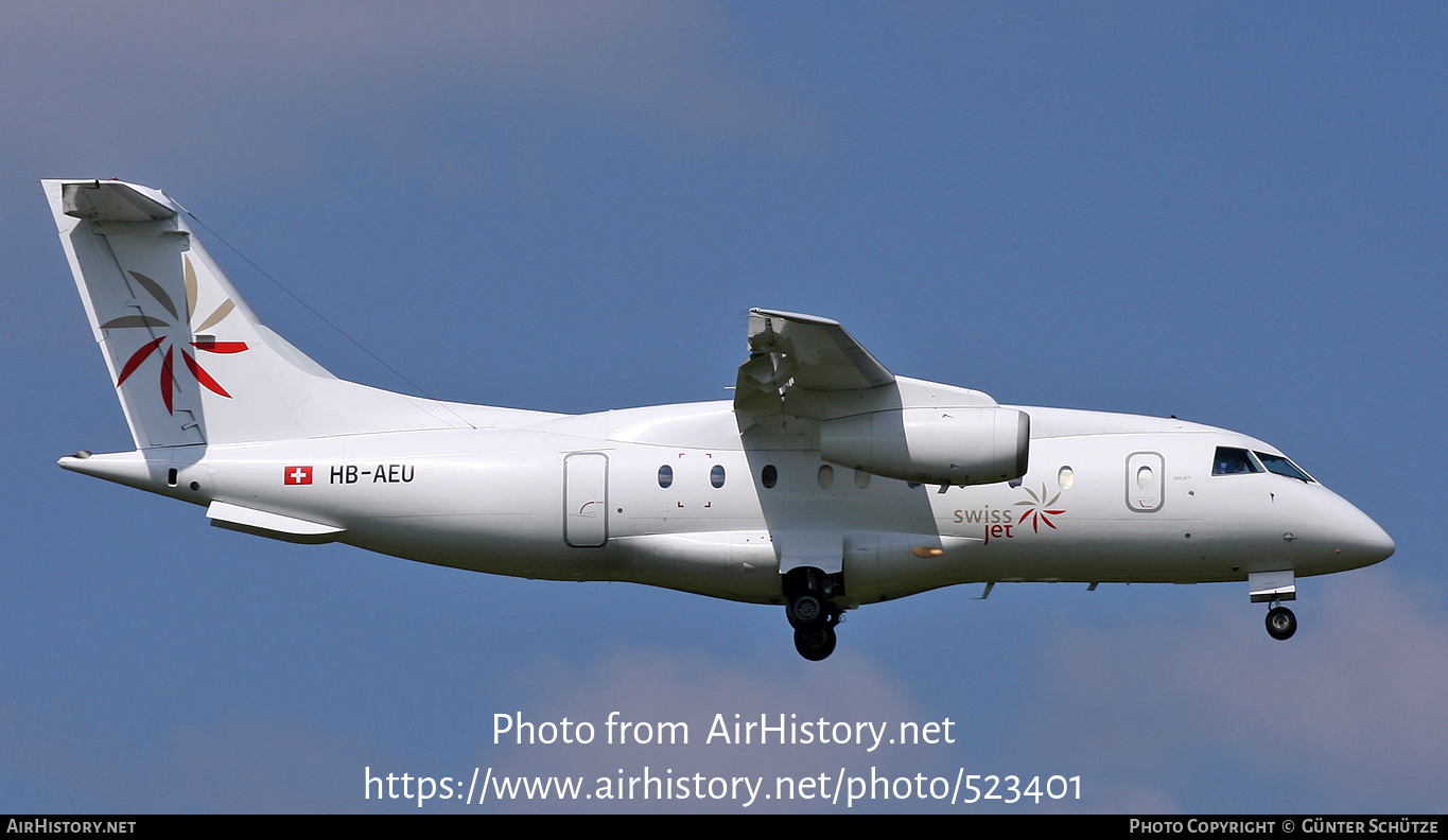 Aircraft Photo of HB-AEU | Fairchild Dornier 328-310 328JET | Swiss Jet | AirHistory.net #523401