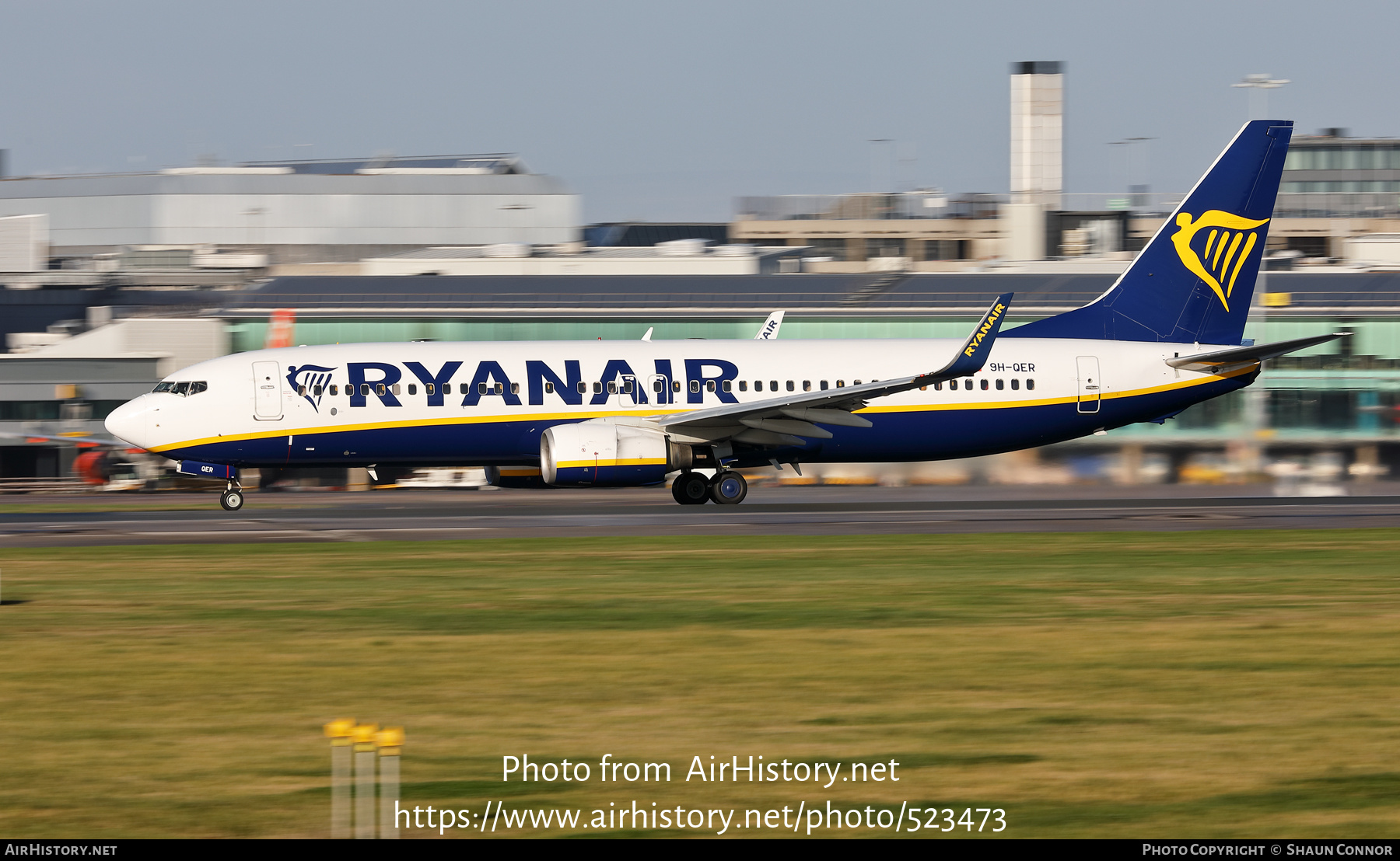 Aircraft Photo of 9H-QER | Boeing 737-8AS | Ryanair | AirHistory.net #523473