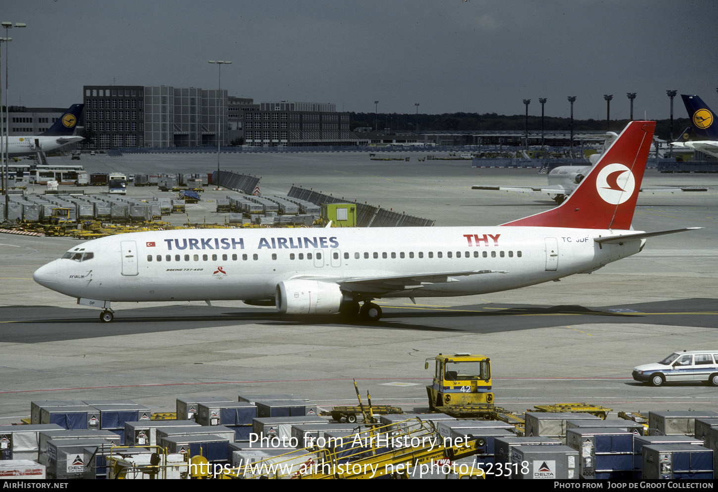 Aircraft Photo of TC-JDF | Boeing 737-4Y0 | THY Türk Hava Yolları - Turkish Airlines | AirHistory.net #523518