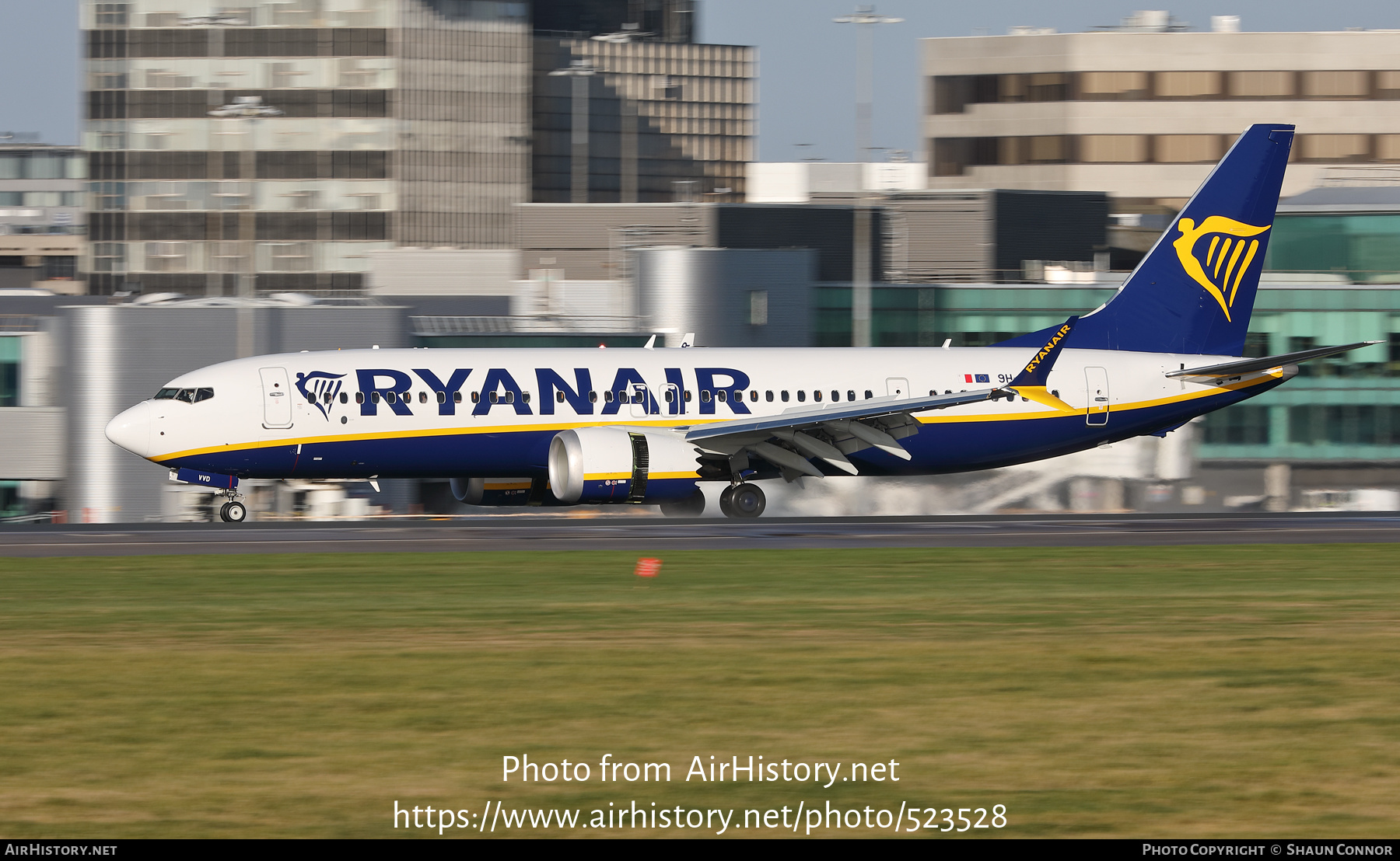 Aircraft Photo of 9H-VVD | Boeing 737-8200 Max 200 | Ryanair | AirHistory.net #523528