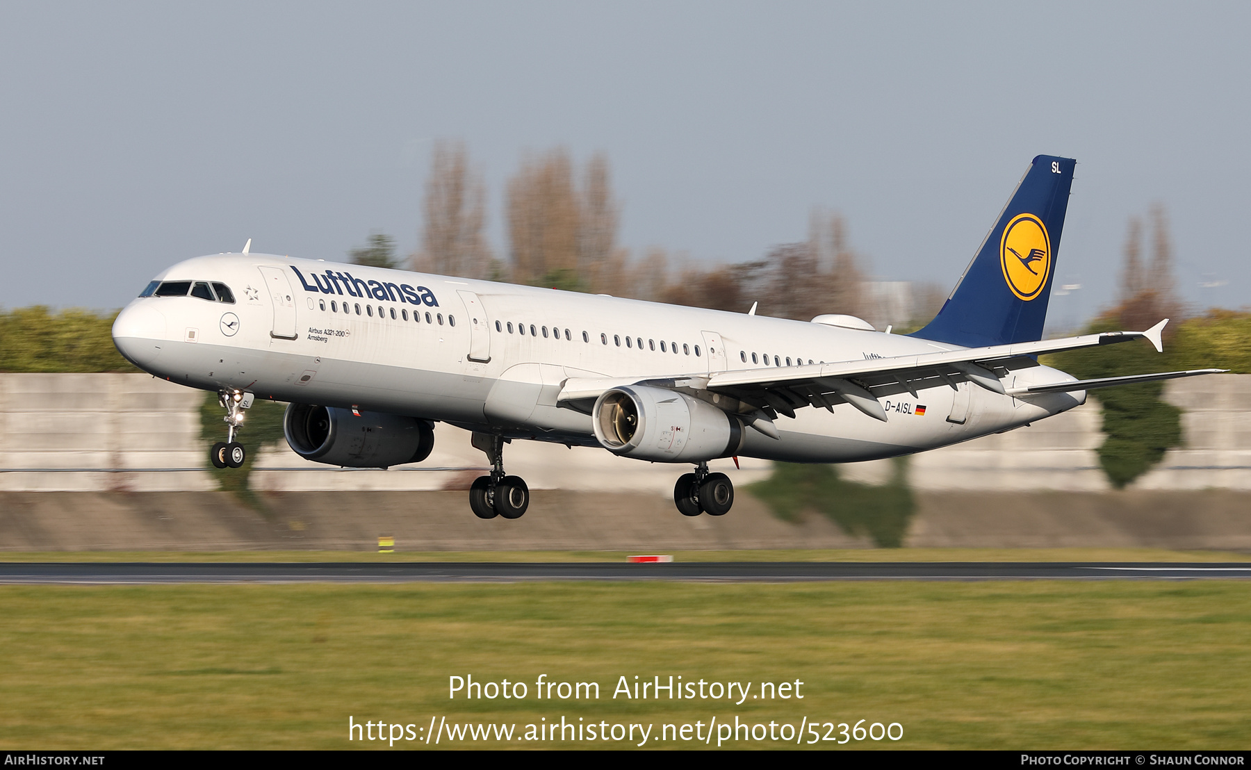 Aircraft Photo of D-AISL | Airbus A321-231 | Lufthansa | AirHistory.net #523600